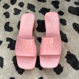 Gucci Light Pink Women's Mules